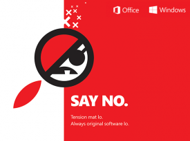 Say No to piracy with Microsoft